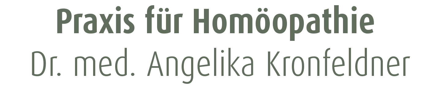 Logo der Praxis für Homöopathie Dr. med. Angelika Kronfeldner in Dingolfing